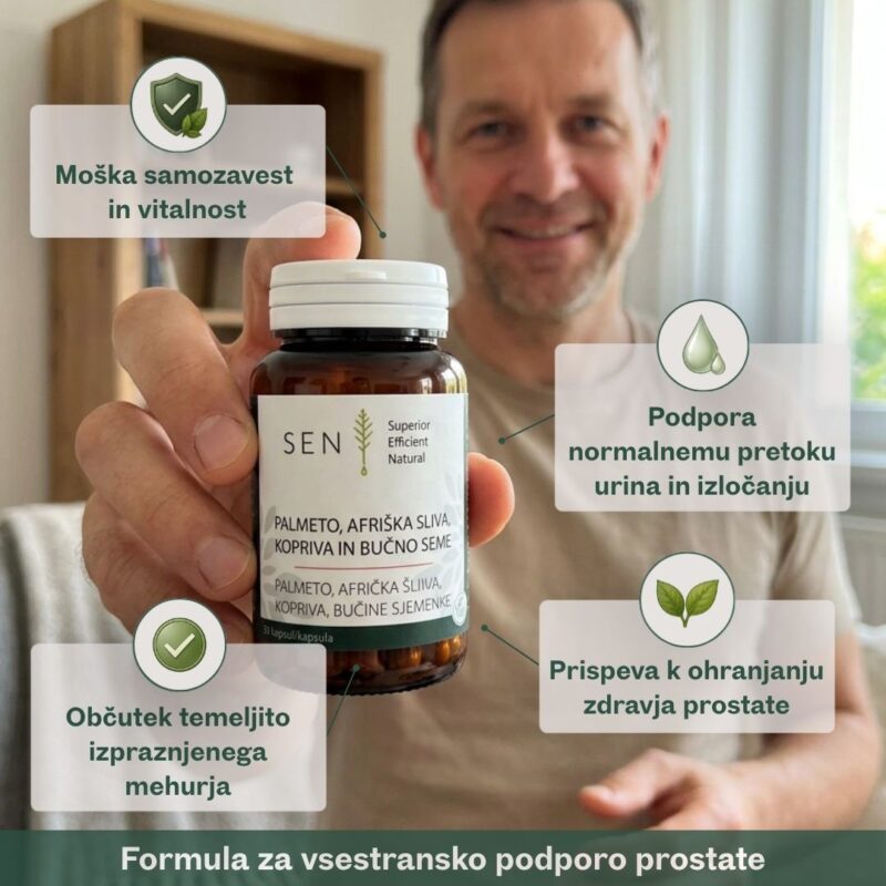 Afriška sliva, palmeto, delovanje kapsul