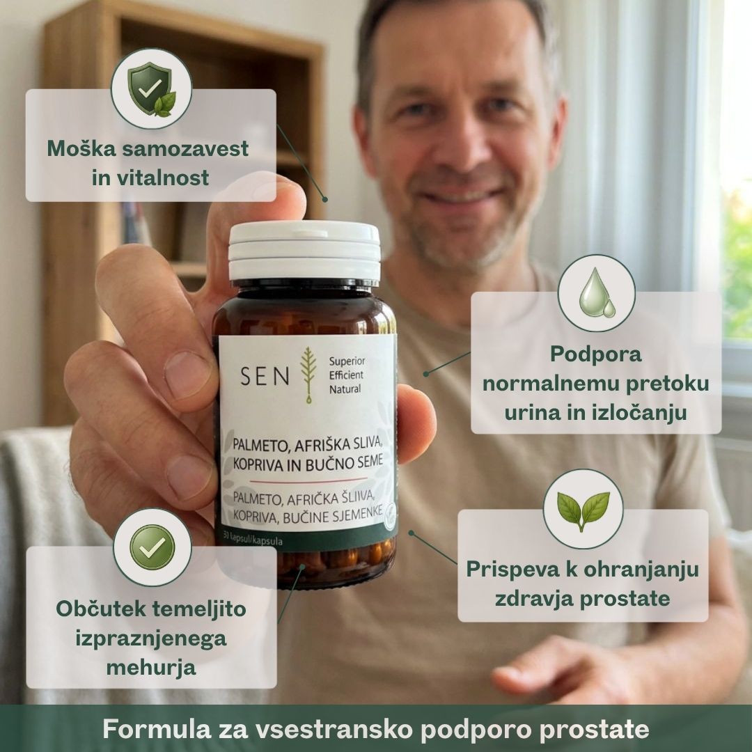 Afriška sliva, palmeto, delovanje kapsul