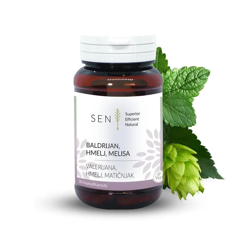 Kapsule za nespečnost baldrijan hmelj melisa