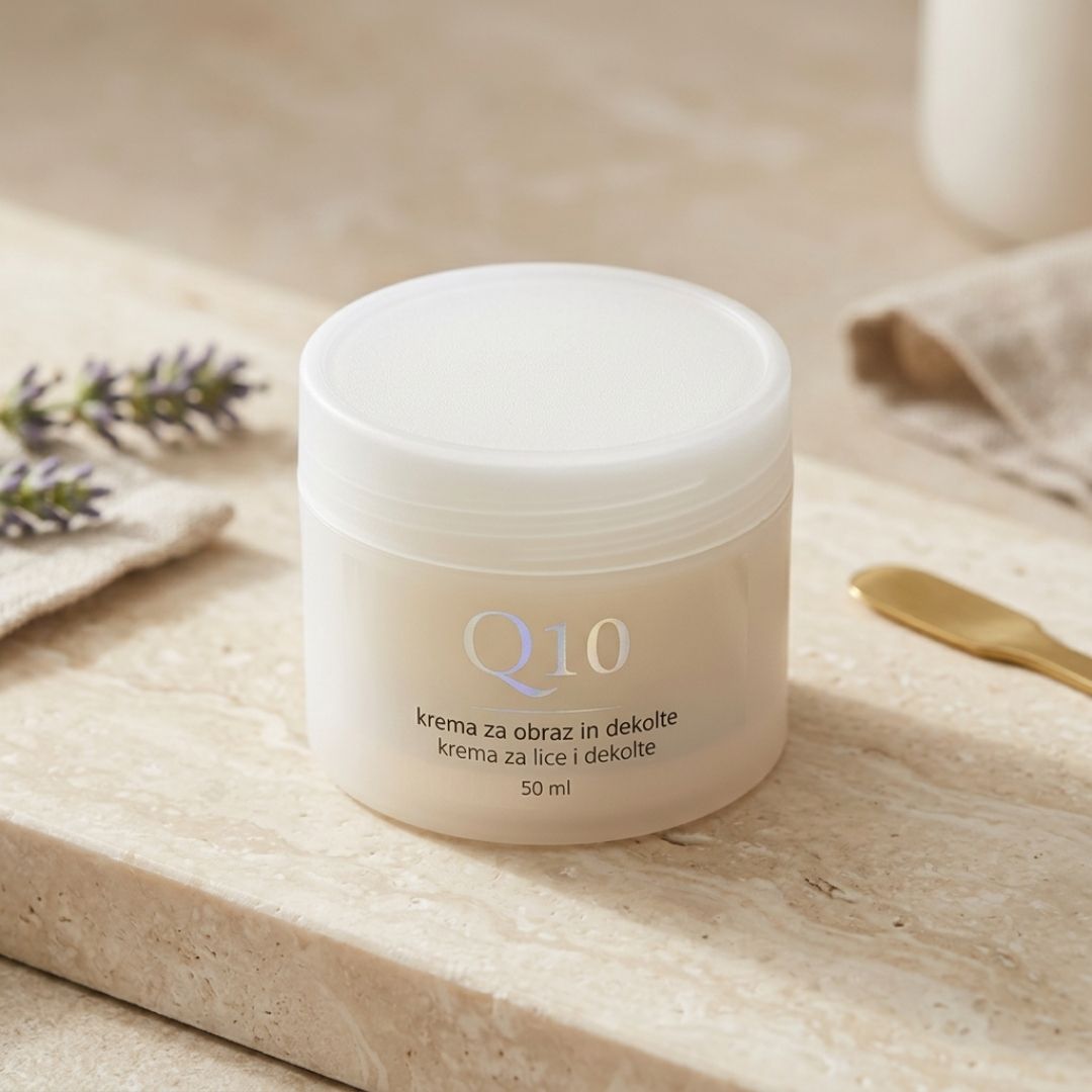 Q10 Krema za obraz in dekolte